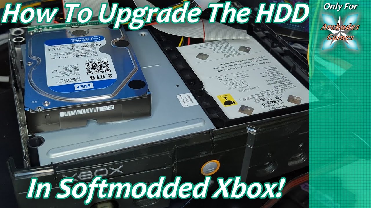 planer Hej Rastløs How To Upgrade The HDD (Hard Drive) In A Softmodded Xbox! - YouTube