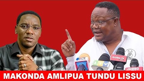 🔴 MAKONDA AJIBU TUHUMA ZA KUONGOZA KIKOSI KUMSHAMBULIA TUNDU LISSU KWA RISASI "NI MCHANGA KWANGU"
