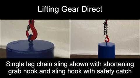 How to use Chain Slings - Lifting Gear Direct