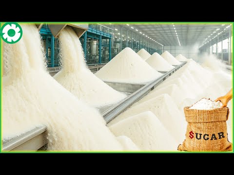 How Sugar Is Made - Massive Million Tons of Sugar In Factory | Agriculture Technology - The Engine