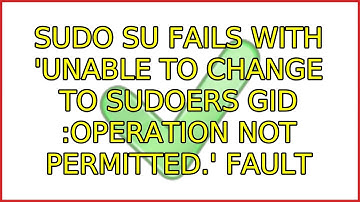 Ubuntu: sudo su fails with 
