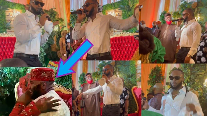 Couples In Te@rs As Flavour Turn Their Igbo Traditional Marriage Into Concerts In Houston, Texas