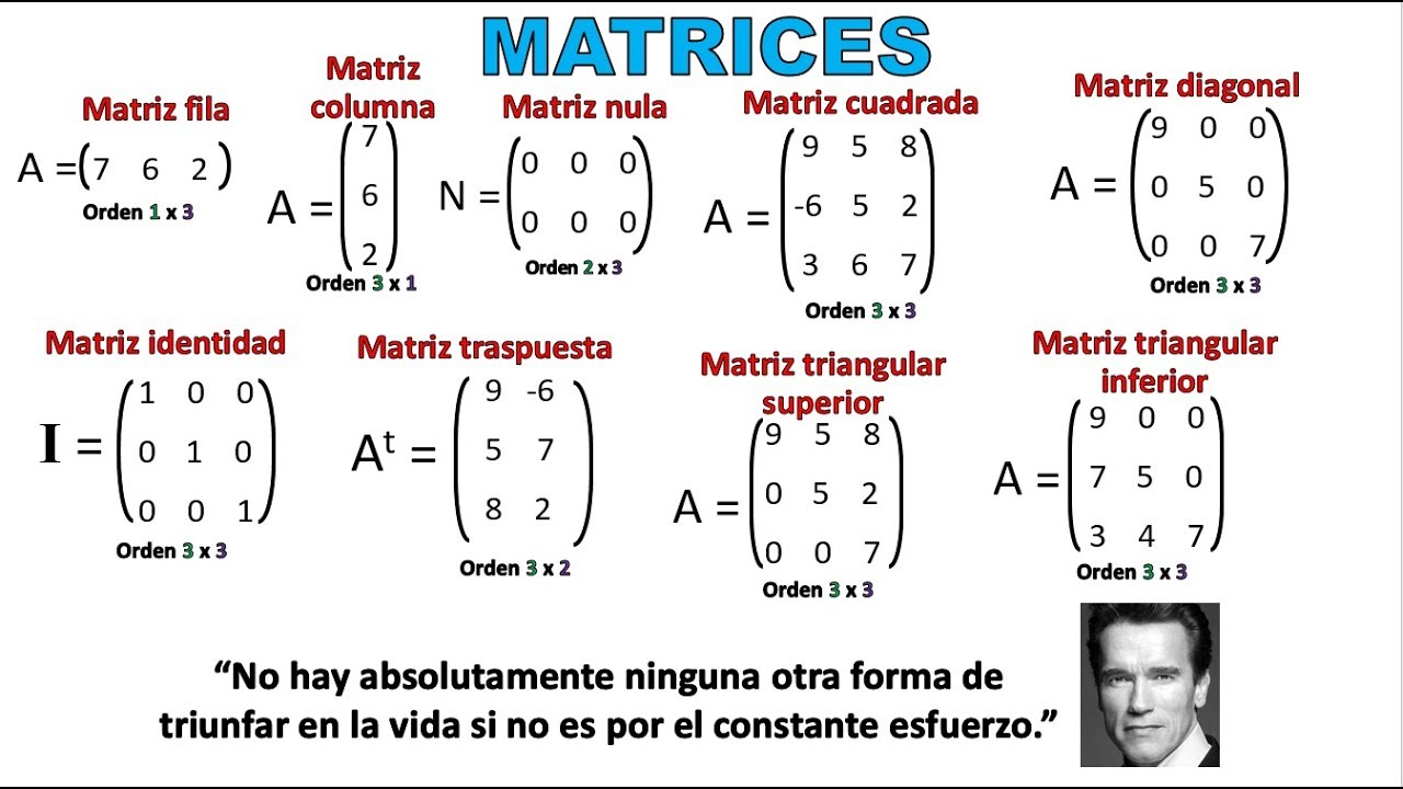 Tipos De Matrizes Youtube - Gambaran