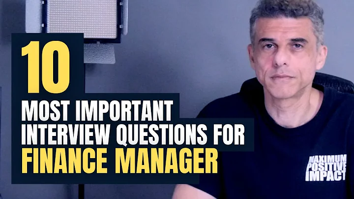 Job Interview QUESTIONS For Finance Manager with ANSWERS. Interview Success Strategies.