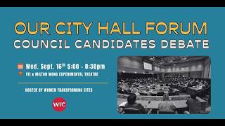 Details Our City Hall Forum Guide
