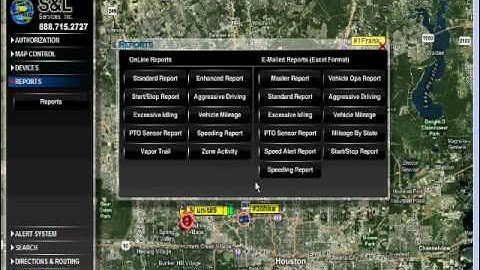 GPS Vehicle Tracking Reports Video