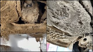 картинка: САМОЕ ГРЯЗНОЕ ДНО! Как отмыть грязный Ван? Детализация глубокой очистки #asmr