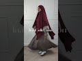 Khimar 2 Layer Chiffon Rounded#abaya #muslimattire #hijab #abayamodern #muslimclothing #abayahijab