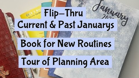 Planner Update, Flip-Thru, Tour of Space, using Planner Perfect Traveler’s Notebook