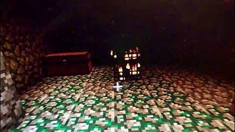 Minecraft 1.2.5 Dungeon with one double chest: Seed: 1