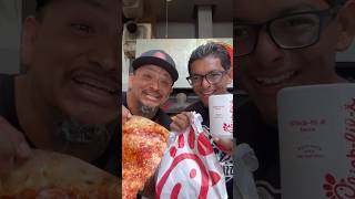 Chick fil-A pizza #bestpizza #itspizzatime #pizza #food #chickfila #pizzaschool