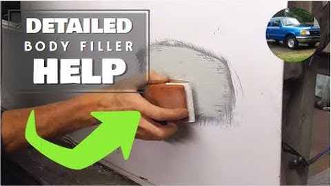 The Secret to Getting Body Filler | Bondo Straight - Fast, Easy, Consistent