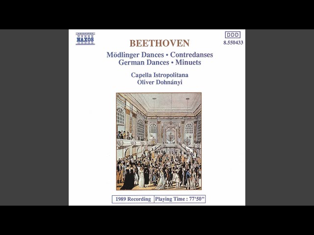 Beethoven - Contredanses WoO 14 n° 1-3, 7, 10 & 8 : Philh Vienne / A.Nelsons