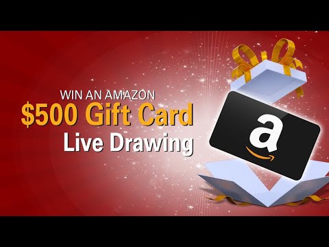 $500 Amazon Gift Card - Live Drawing