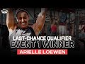 Arielle Loewen Last-Chance Event 1 — Winner