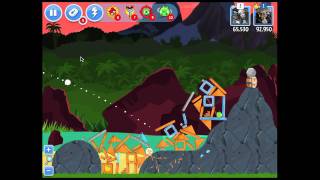 Angry Birds Facebook Surf And Turf Level 28 Walkthrough 3 Star