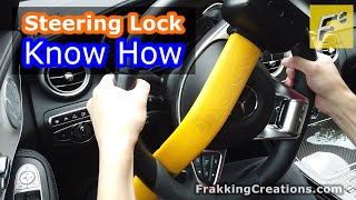 Steering wheel locks are not 100% - How to use a Steering Wheel Lock properly screenshot 5