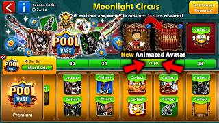 THIS ANIMATED AVATAR IS FIRE! 🔥😱 New Moonlight Circus Season MAXED OUT | 8 Ball Pool screenshot 1