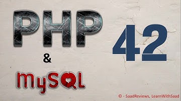 PHP & MySQL - 42 MySQL UPDATE Query Part-2 - LearnWithSaad