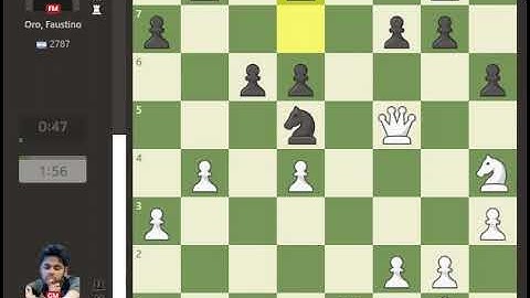 Arjun Erigaisi VS Faustino Oro 2023-titled-tuesday-blitz-july-25-late ROUND 03