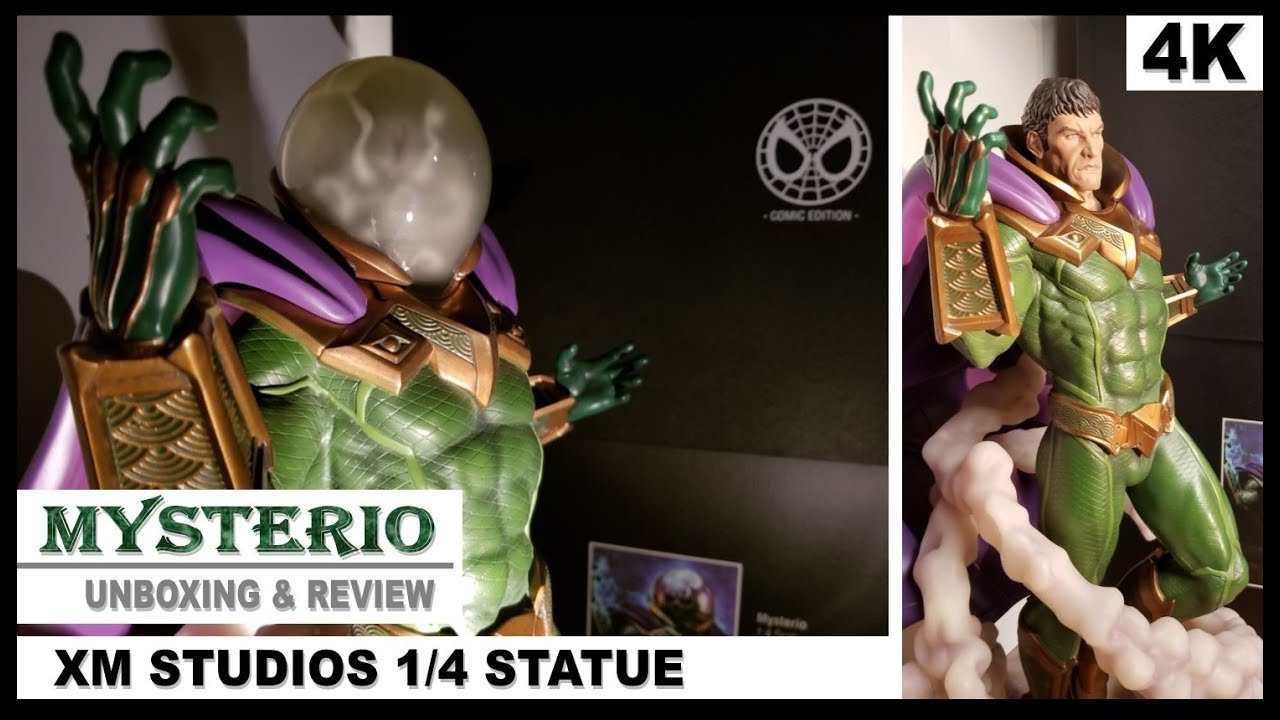 XM Studios MYSTERIO Statue Review Mysterio Origin & First Appearance in Comics 4K YouTube