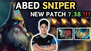 🔥 NEW PATCH 7.38 - Abed SNIPER Midlane Gameplay 🔥 0 DEAD Abed - Dota 2