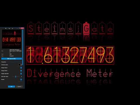 Steins Gate Digital Divergence Meter Customization Youtube