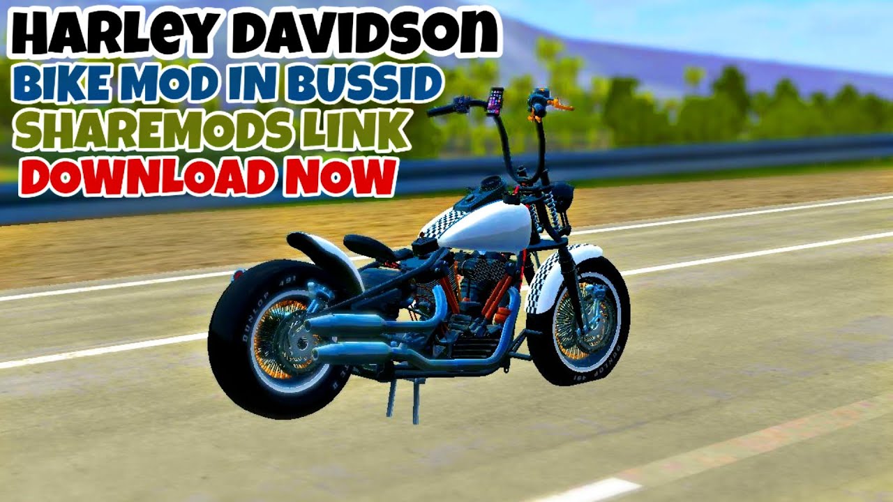HARLEY DAVIDSON BIKE Mod in Bus Simulator Indonesia - Bussid Bus Mod