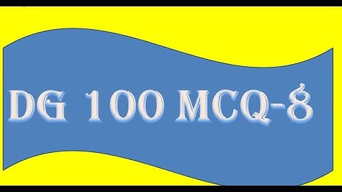 pgtrb2021 Differential Geometry MCQ 100-8