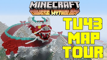 MINECRAFT TU43 TITLE UPDATE 43 TOUR OF MASH-UP PACK CHINESE MYTHOLOGY MAP