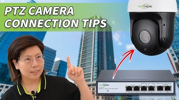 How to Install PTZ Camera with PoE Switch?