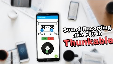Sound Recording App in Thunkable Free .aia file