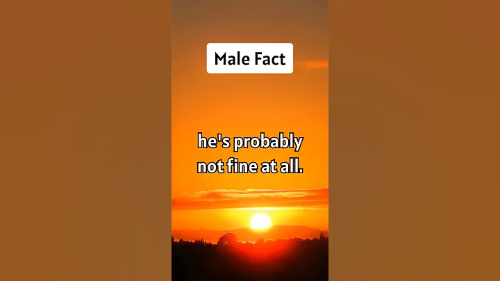 If a man says he's fine...😭 #shorts