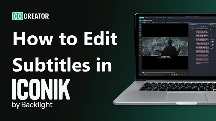 Iconik how to edit subtitles