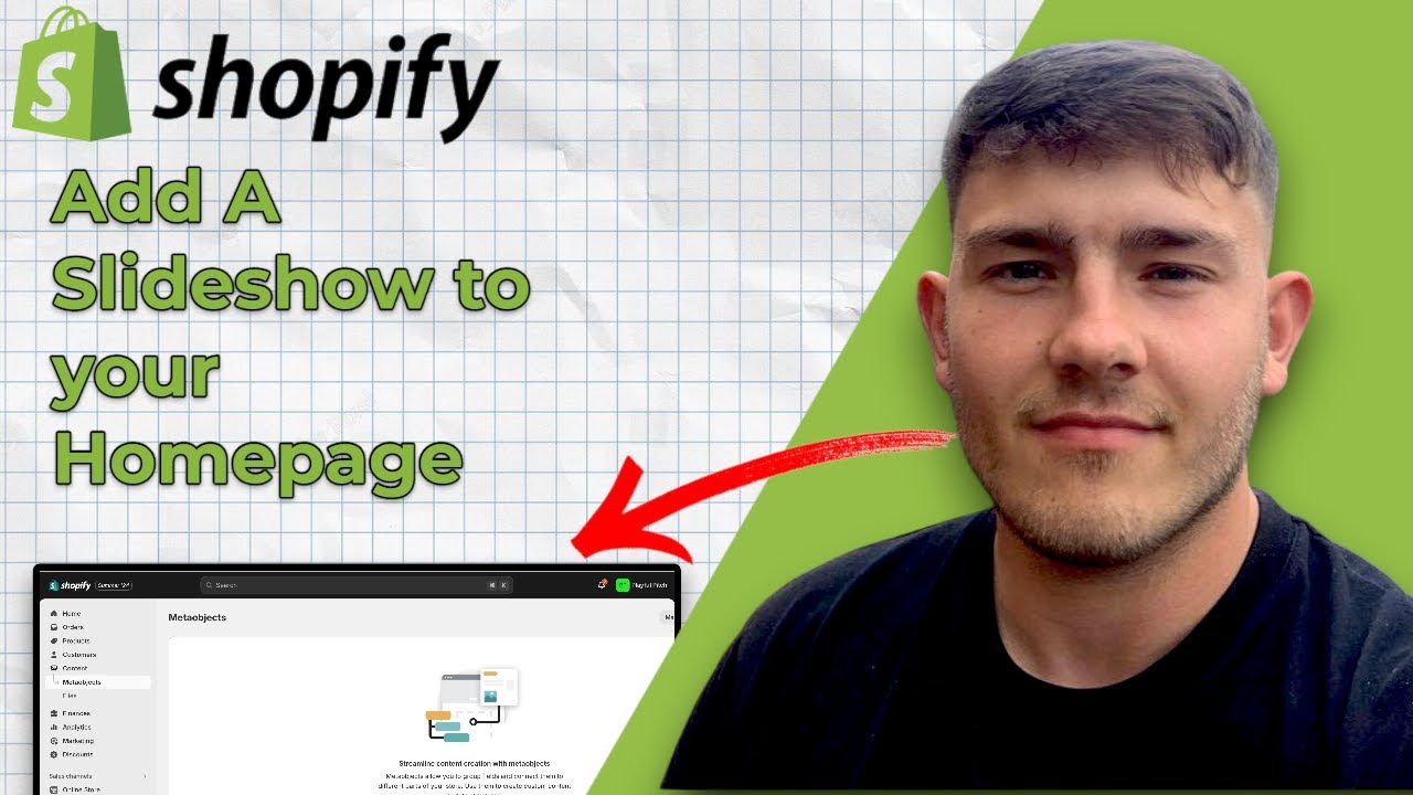 Shopify Slideshow How to Add A Slideshow to your Homepage in Shopify Dawn Theme (2025 ...