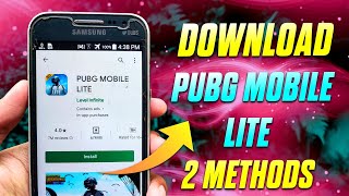 How To Download PUBG Mobile Lite 2024