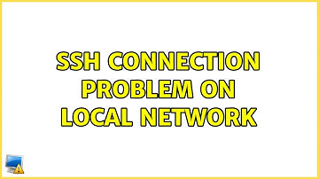 Ubuntu: SSH Connection Problem on local network