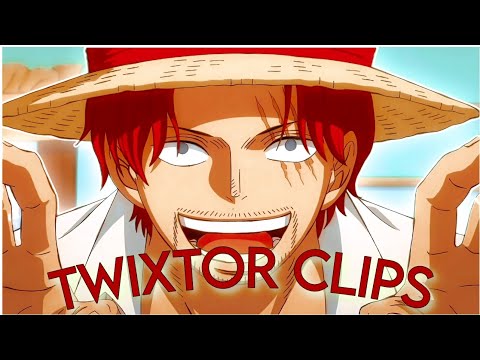 Shanks Twixtor Clips With 4K CC ( One piece )