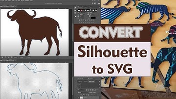 How to Convert Silhouette File to SVG for Laser Cutting (Lightburn, SVG Laser Cutting Files)
