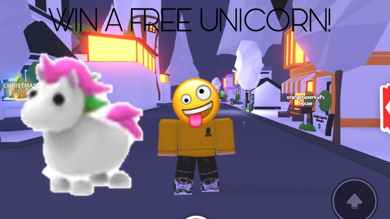 HOW TO GET A FREE UNICORN! ROBLOX ADOPT ME! 🦄 - YouTube