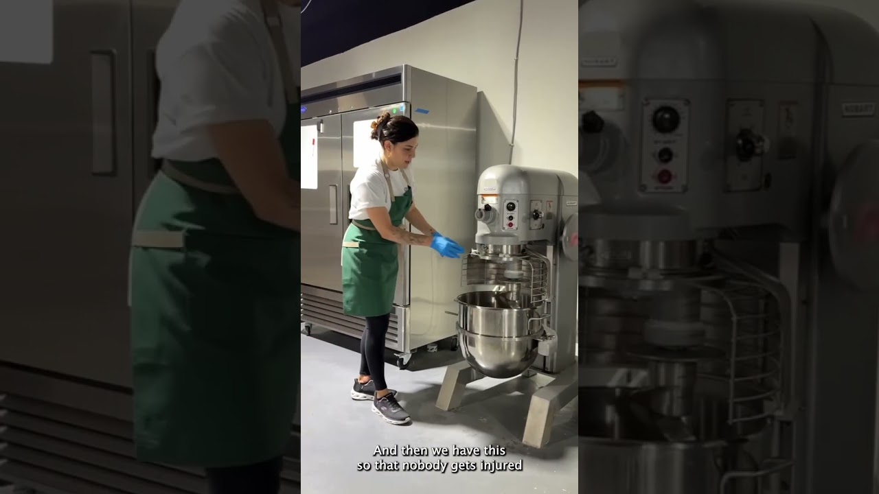 Curious Cat Bakery's equipment: Mixer