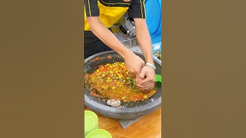 SAMBAL SERUIT Kuliner Khas Lampung di Balikpapan 🌶️ #shorts