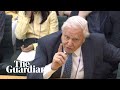 David Attenborough speaks in parliament about climate change – watch live