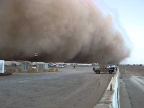 Kuwait SANDSTORM !!!! Camp Buehring 25Mar2011