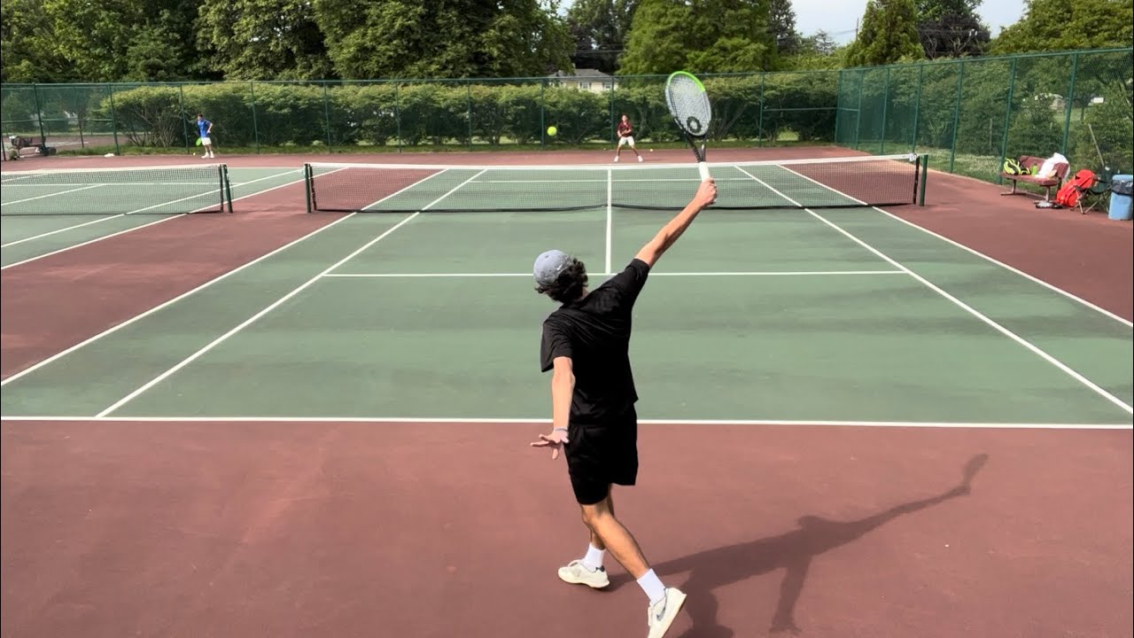 High School Tennis Match Tyler Blanz (UTR 8.83) vs Jordan Opperman (5.