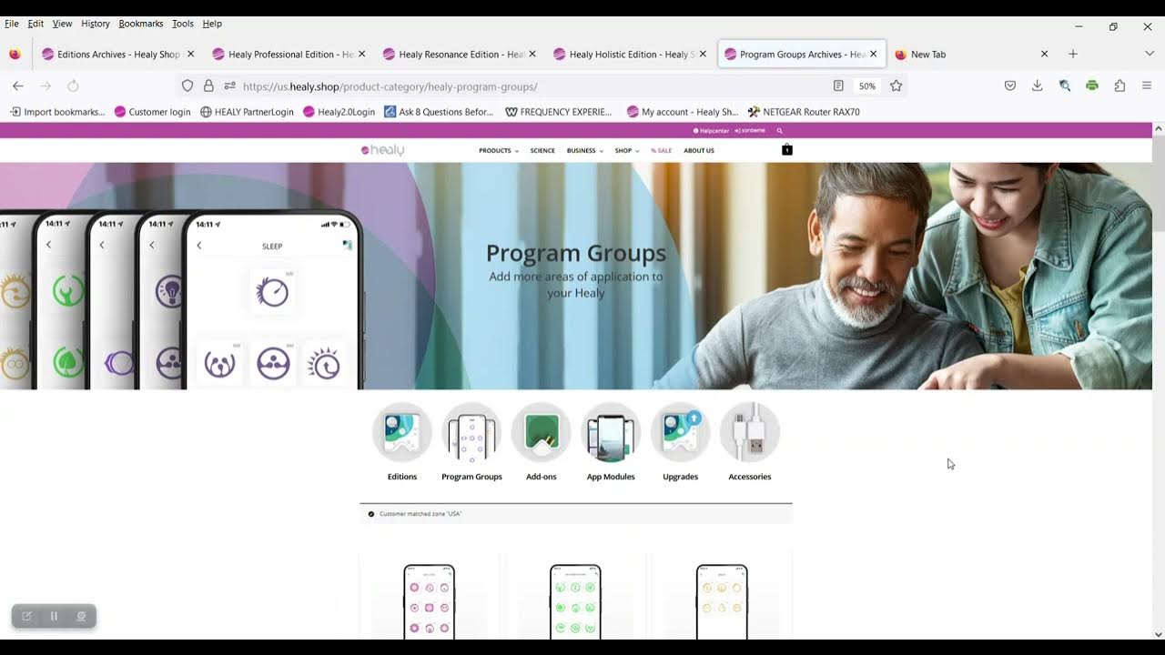 Healy Purchase Options, Editions, Upgrades, AlLaCarte Program Groups