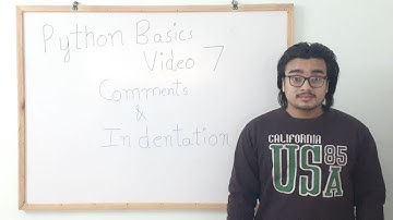 what are comments and indentation in python python basics series for beginners video 4.5