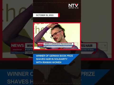 Winner Of German Book Prize Shaves Hair In Solidarity With Iranian Women