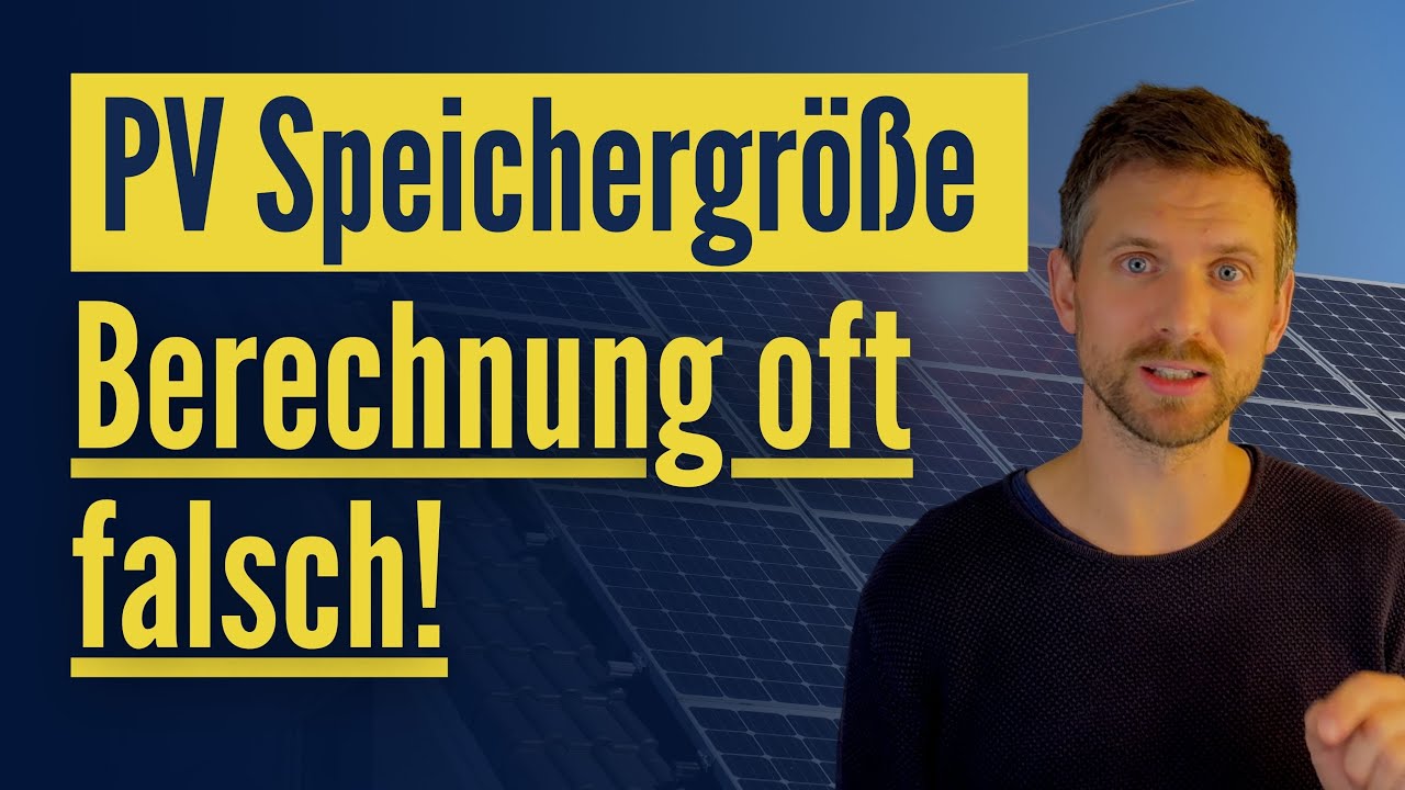 Photovoltaik Speicher Größe: Lohnt sich ein größerer Heimspeicher? – auf YouTube ansehen