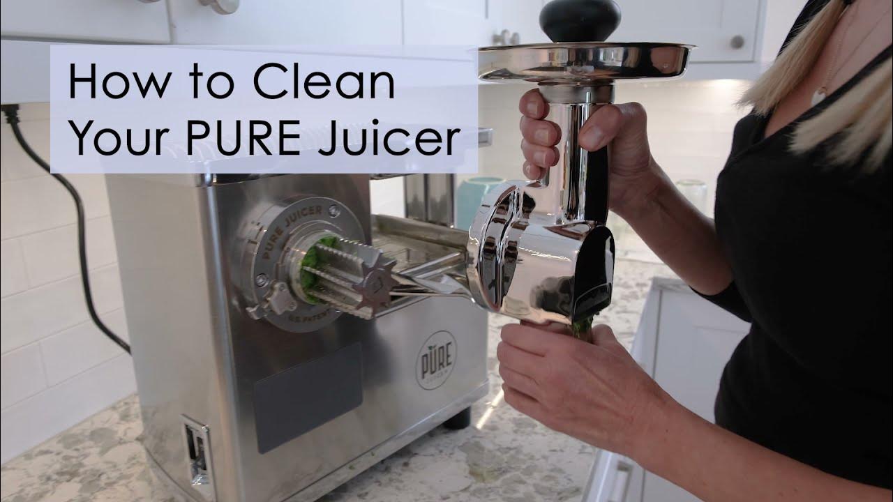 How to Clean a PURE Juicer YouTube